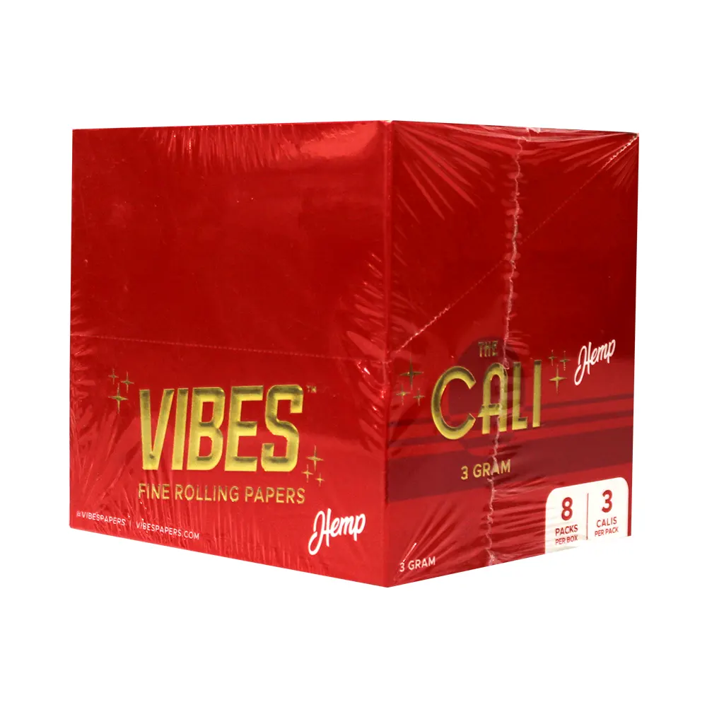 VIBES RED CALI 3GM 8 PACKS PER BOX