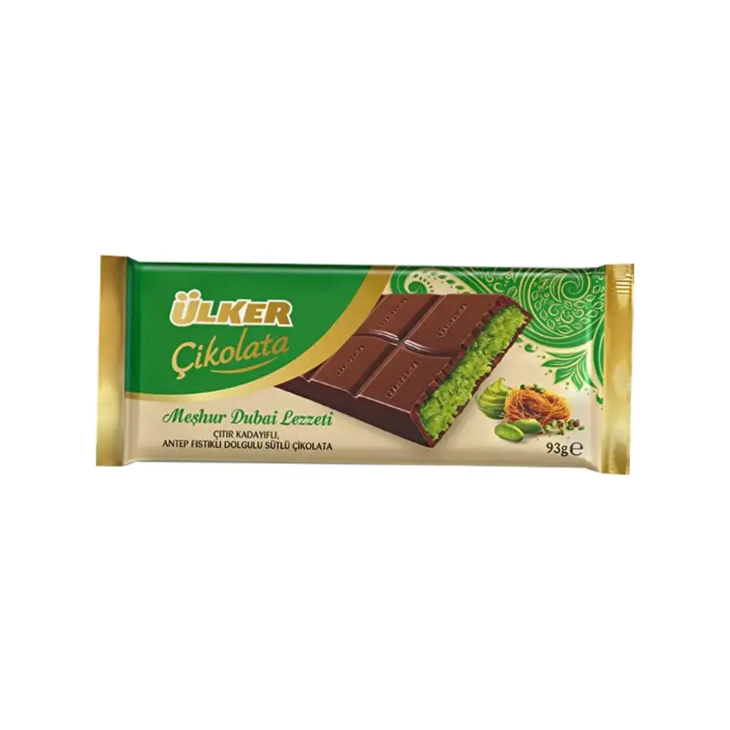 ULKER DUBAI CHOCOLATE 93GM 6PCS