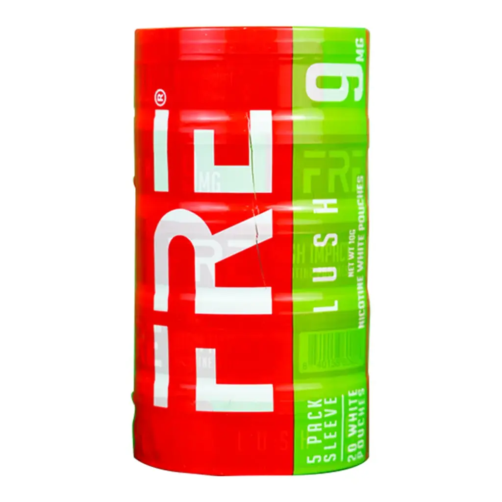 FRE 9MG LUSH POUCHES 5PK