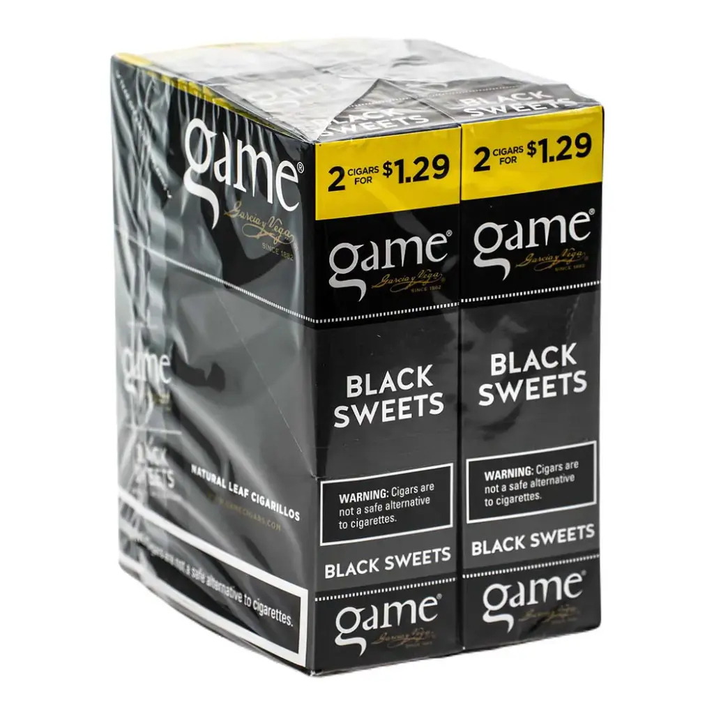 GAME 2 FOR $1.29 BLACK SWEETS