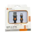 JUST CORSECA CHARGING CABLE A-LIGHTNING 3M BLACK ( JST238 )