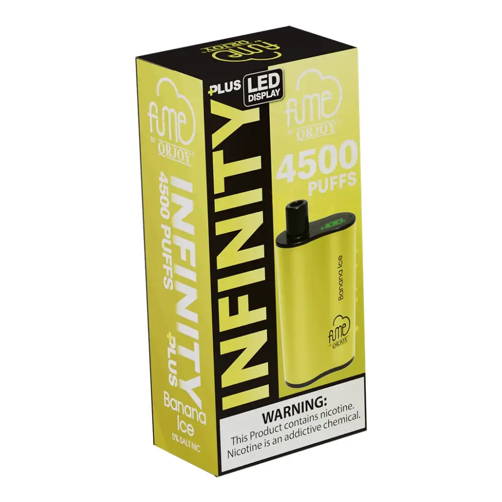 FUME 5PK INFINITY 5% BANANA ICE DISPOSABLE (3500)