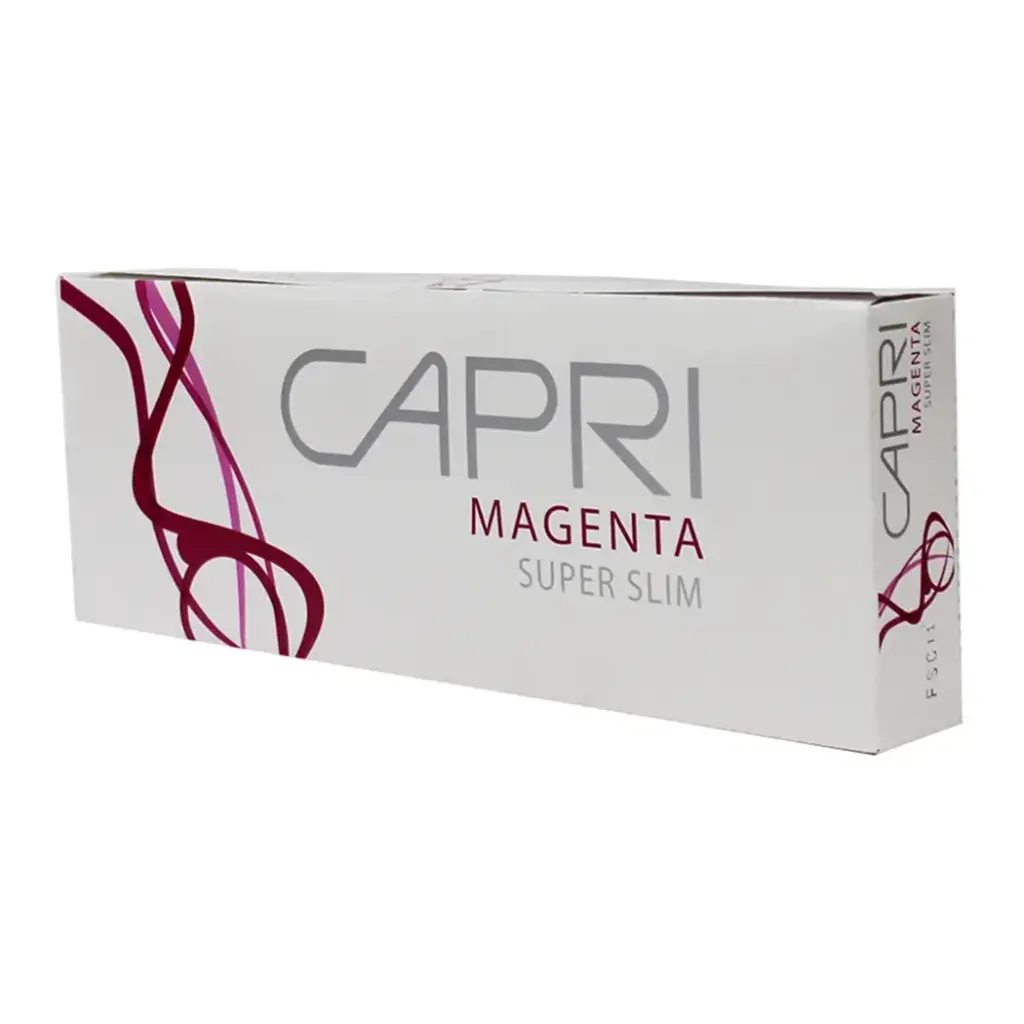 CAPRI 100'S MAGENTA SUPER SLIM BOX