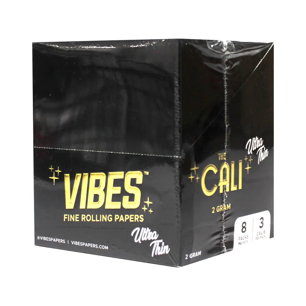 VIBES BLACK CALI 2GM 8 PACKS PER BOX