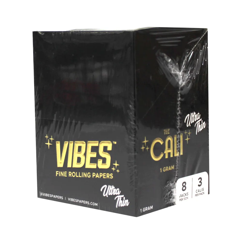 VIBES BLACK CALI 1GM 8 PACKS PER BOX