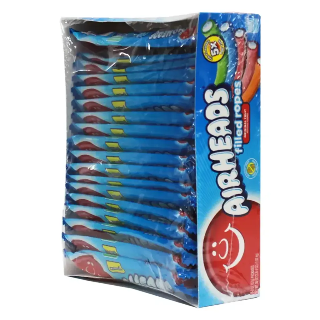 AIRHEADS FILLED ROPES 18-2OZ ORIGINAL FRUIT