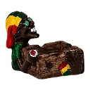 JAMAICAN LT134 POLY RESIN ASHTRAY 1CT