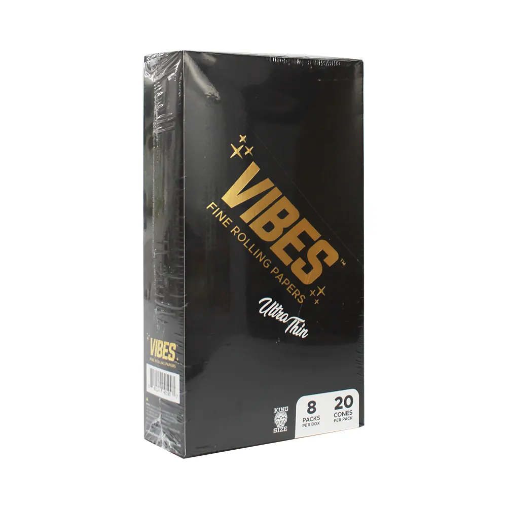 VIBES ULTRA THIN KING SIZE CONE 20 CONES PER BOX