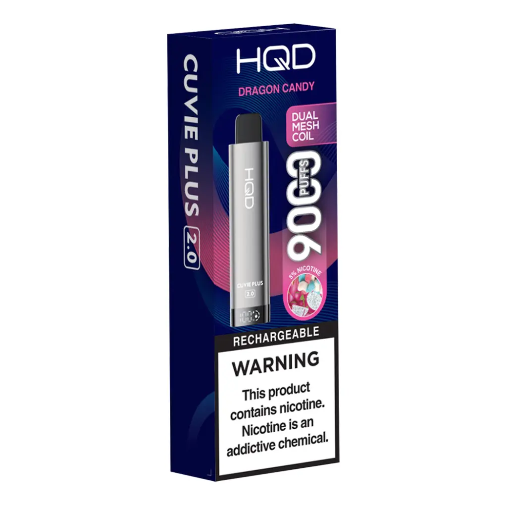 HQD CUVIE PLUS 2.0 5% DRAGON CANDY 1X5PK DISPOSABLE