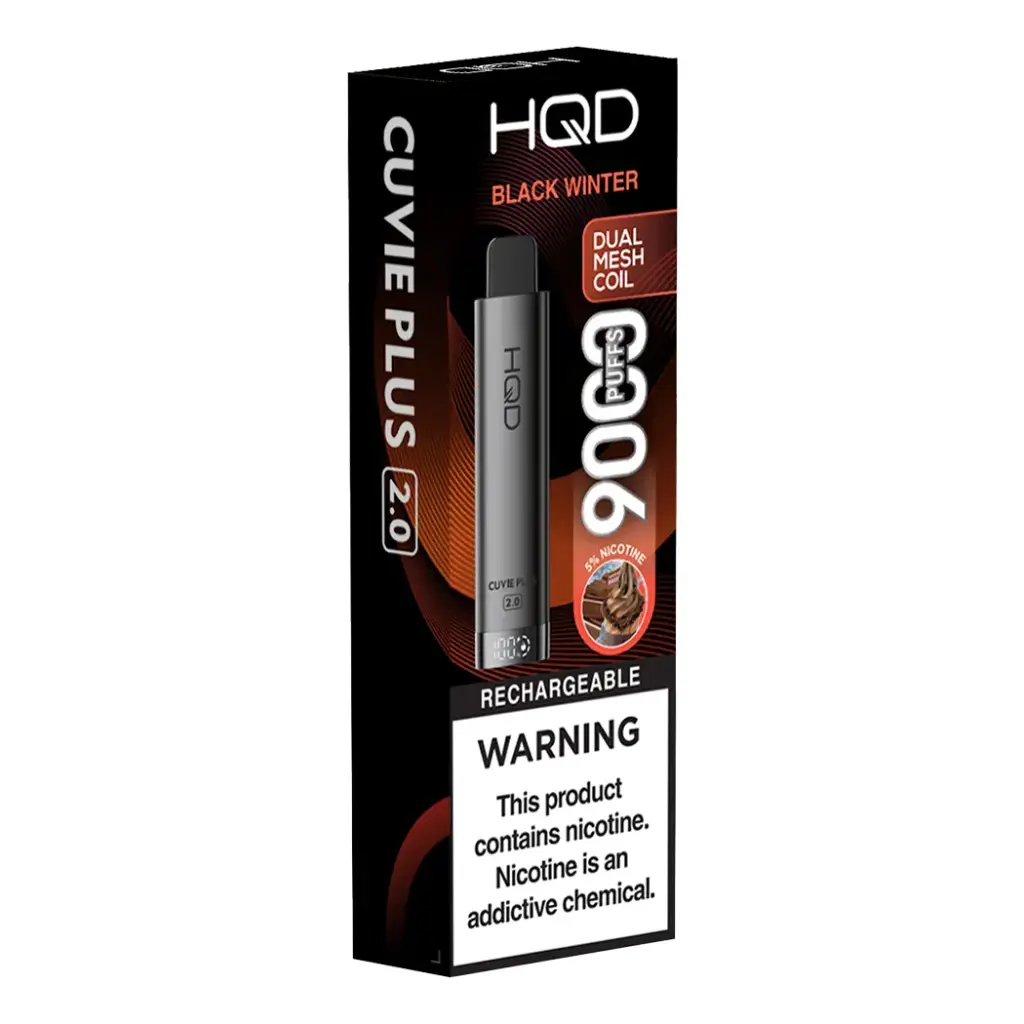 HQD PLUS 2.0 5% BLACK WINTER 1X5PK DISPOSABLE