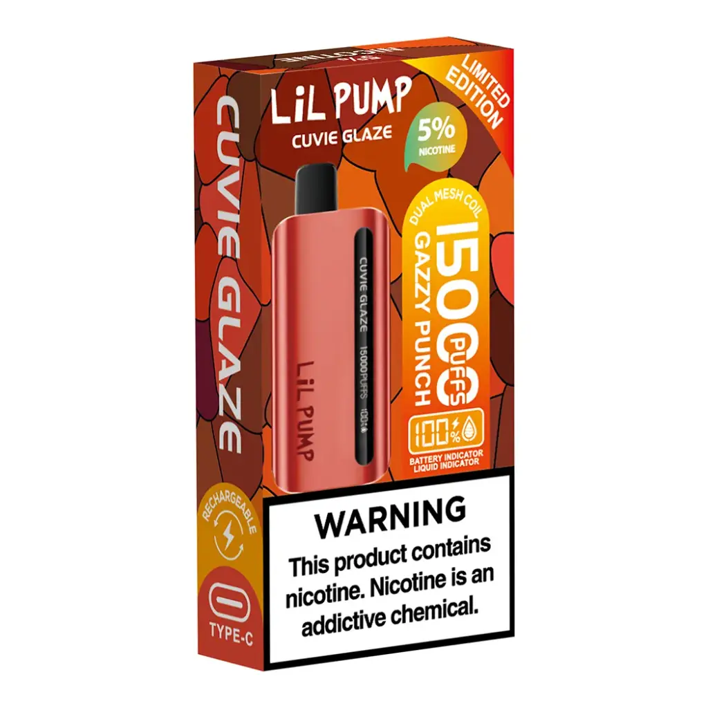 HQD LIL PUMP CUVIE GLAZE 5PK 5%  (15000)