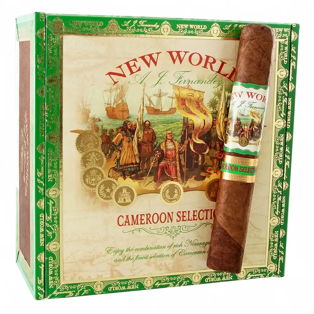 NEW WORLD CAMEROON DOUBLE ROBUSTO (5.5X54) BOX 20