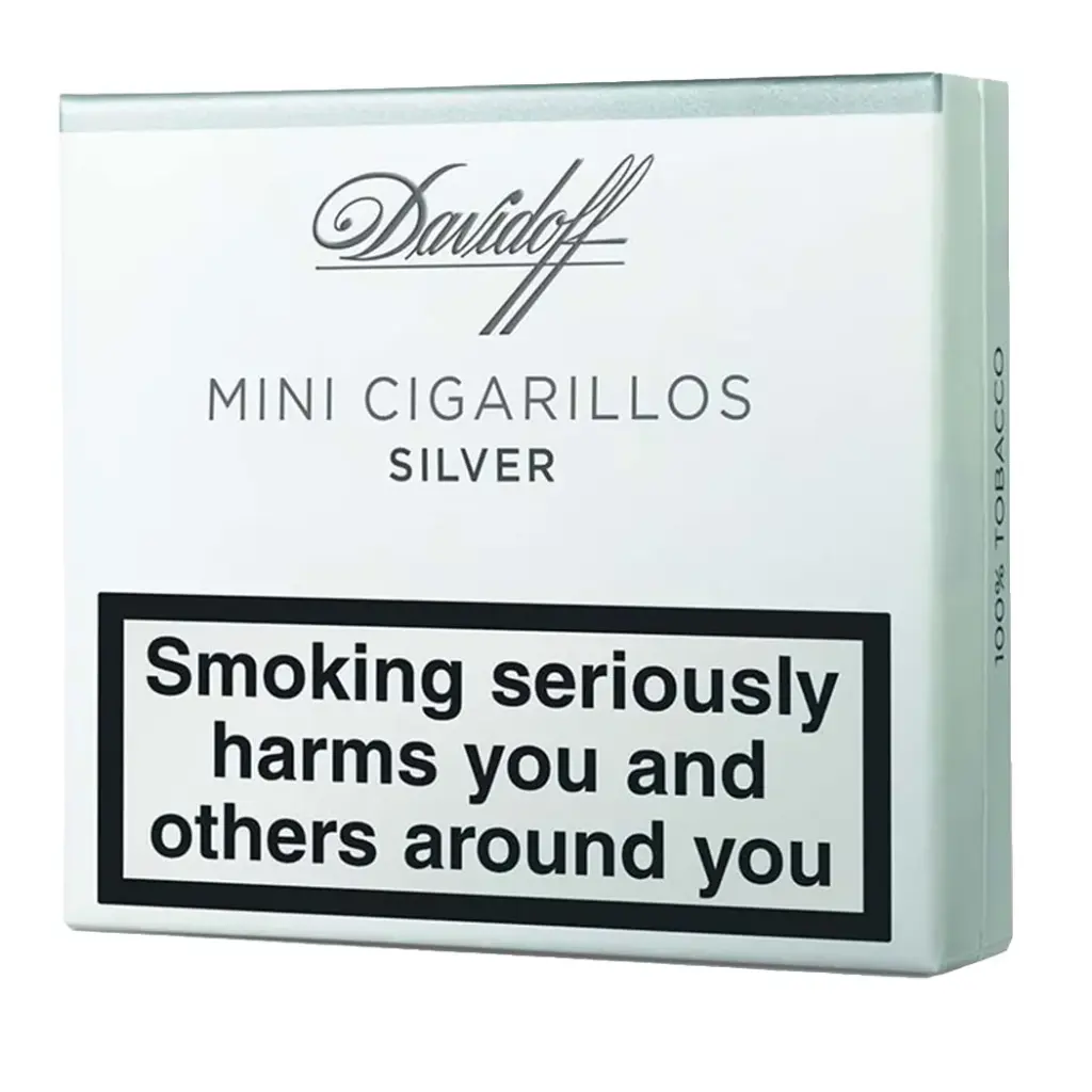 DAVIDOFF CIGARILLOS SILVER MINIUS20'S3.5X20(20)