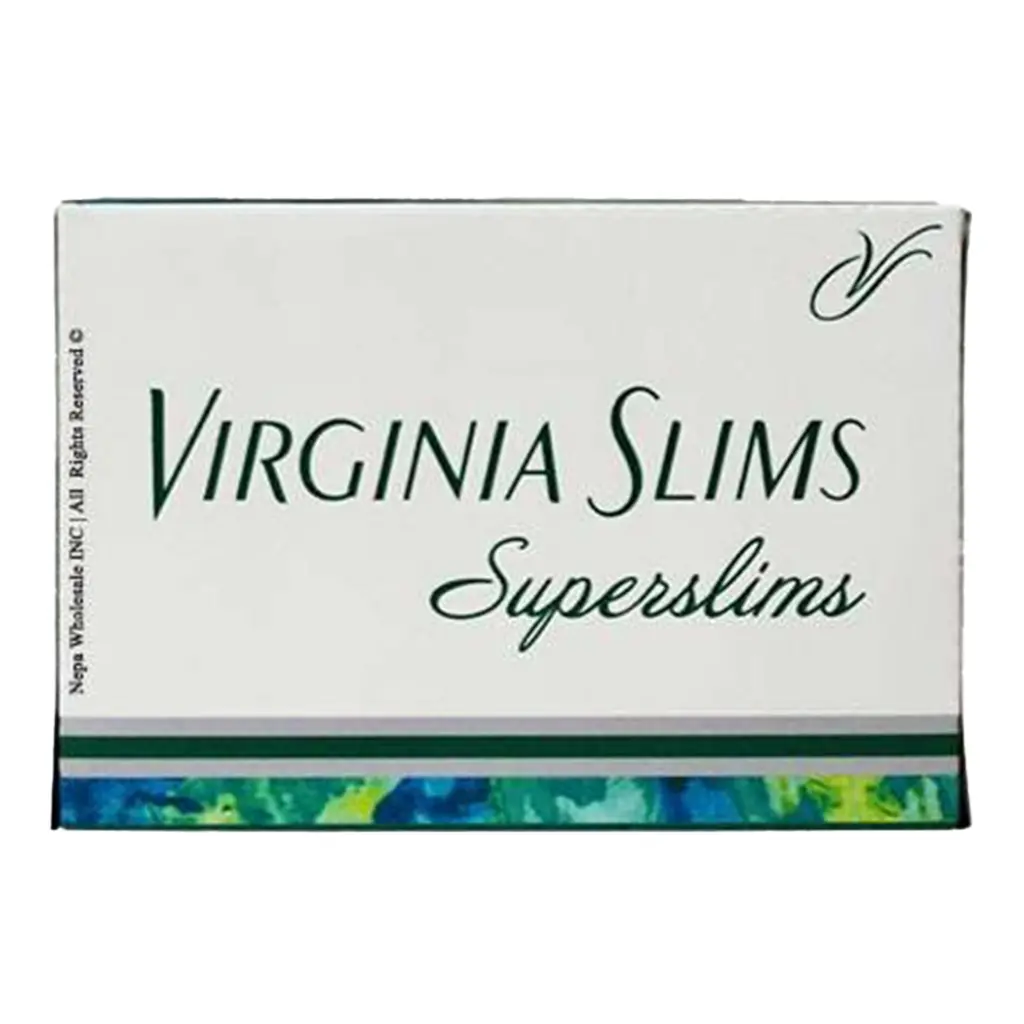 VIRGINIA SLIMS SUPER SLIMS BOX