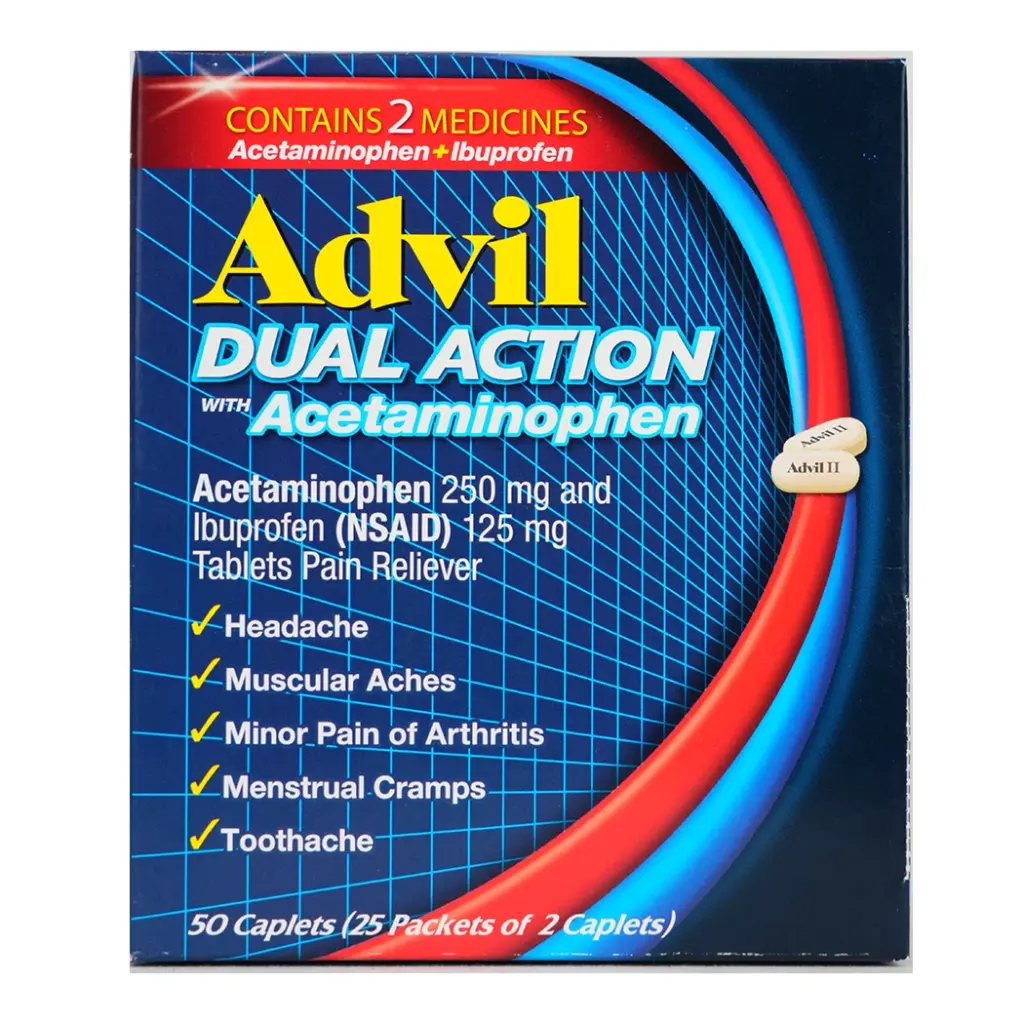 ADVIL DUAL ACTION DISPENSER 25 X 2'S