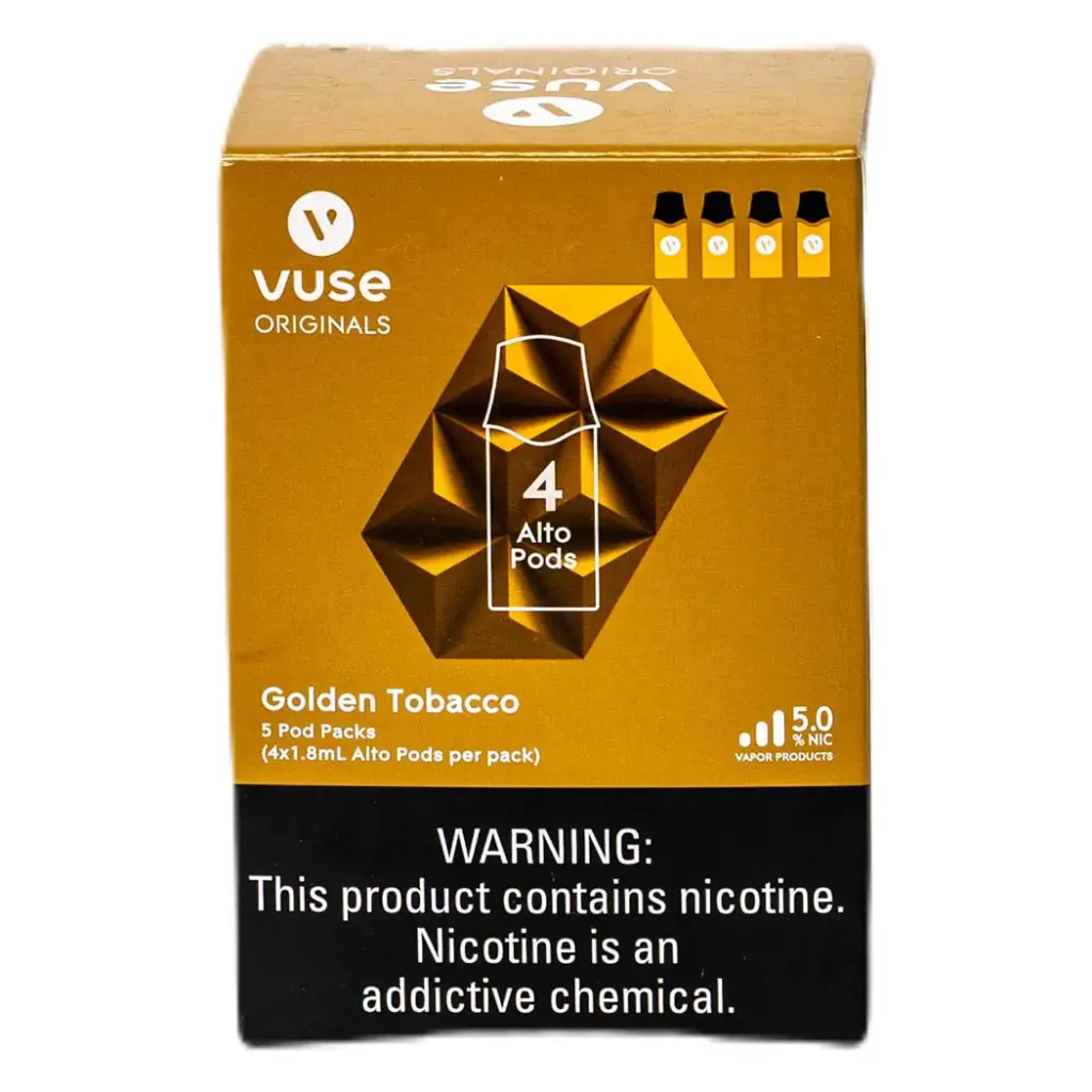 VUSE ALTO 4-5CT 5% GOLDEN TOBACCO