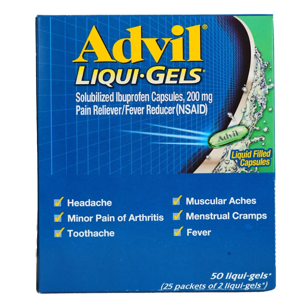 ADVIL LIQUIGEL DISPENSER 25 X 2'S