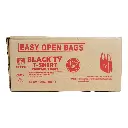 .SHOPPING BAG 1/6 BLACK 1000 CT