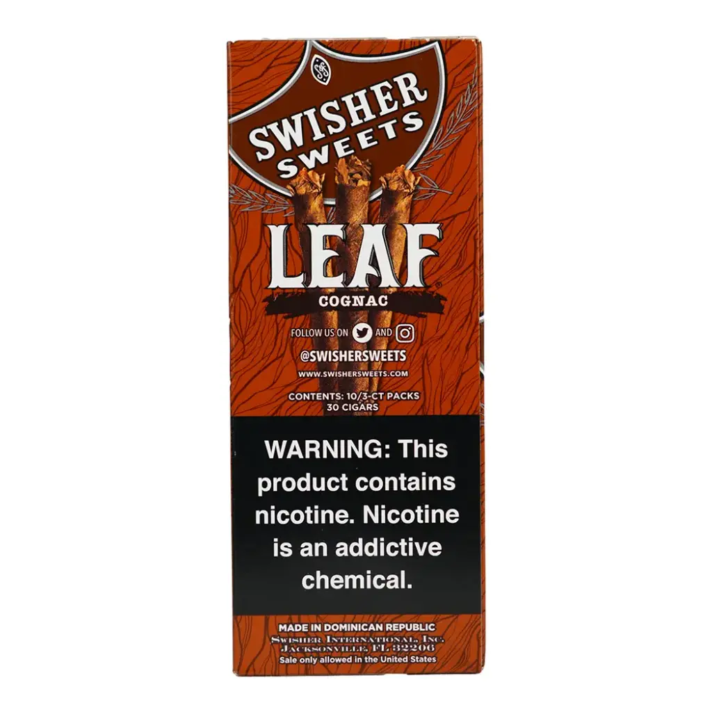 SWISHER 10-3PK LEAF