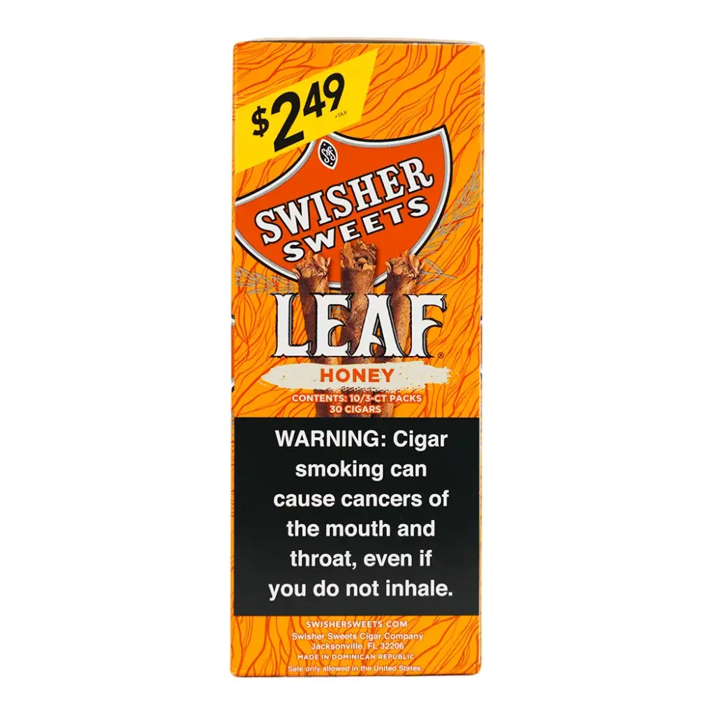 SWISHER 10-3PK LEAF $2.49