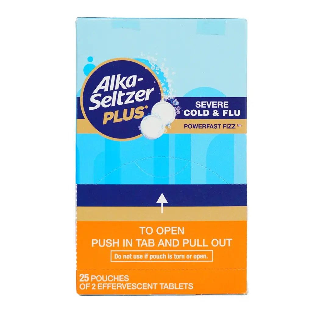 ALKA-SELTZER PLUS DISPENSER 25 X 2'S