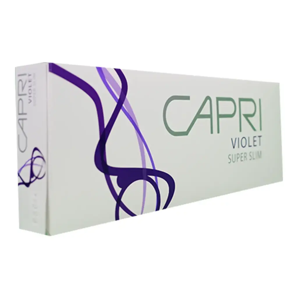 CAPRI 100'S VIOLET SUPER SLIM BOX