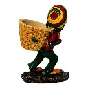 JAMAICAN LT193 POLY RESIN ASHTRAY 1CT