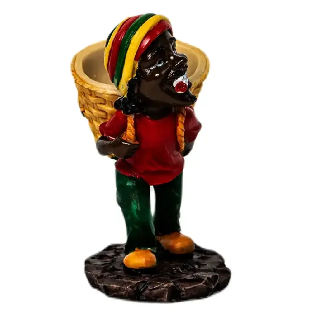 JAMAICAN LT193 POLY RESIN ASHTRAY 1CT