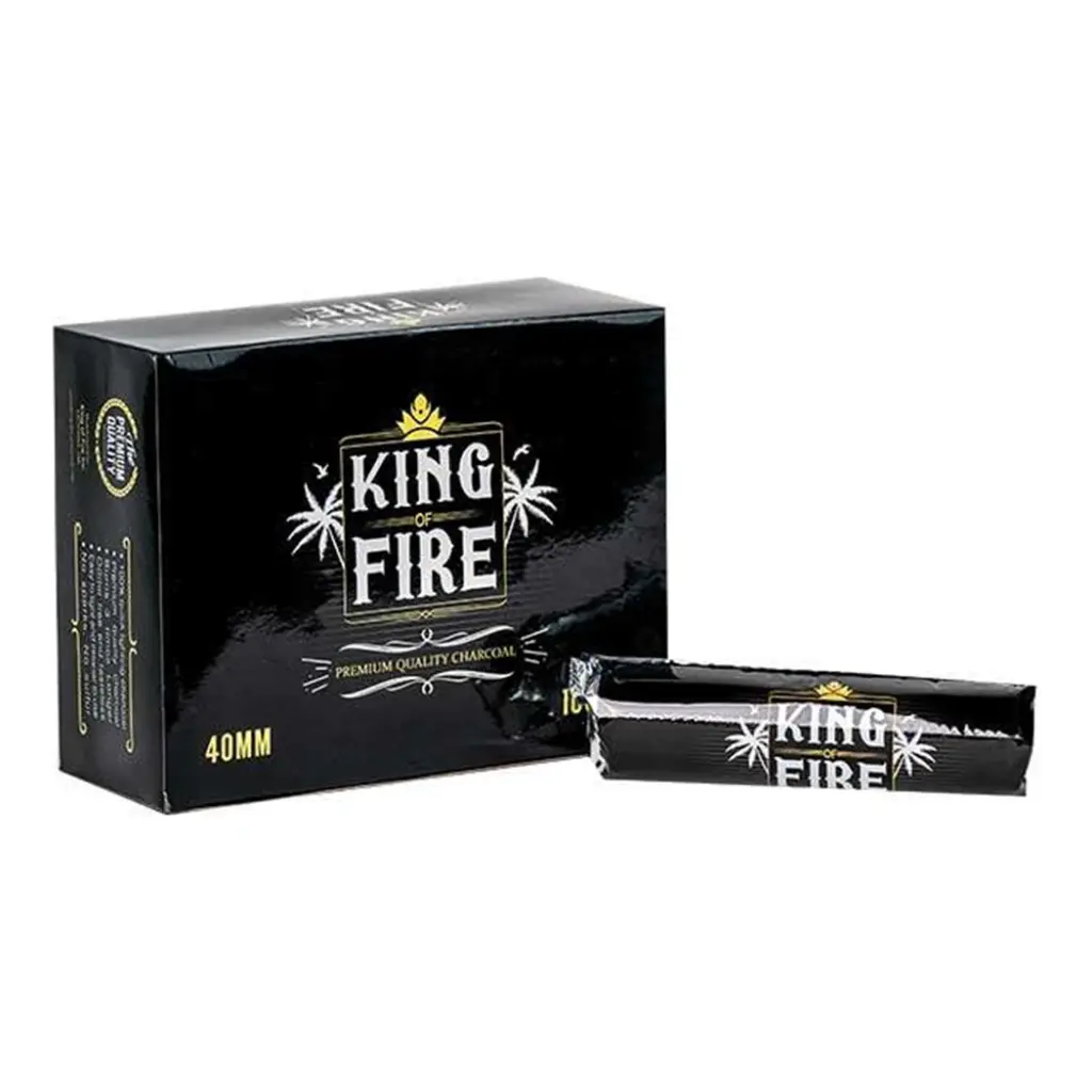 KING OF FIRE HOOKHA CHARCOAL 40MM