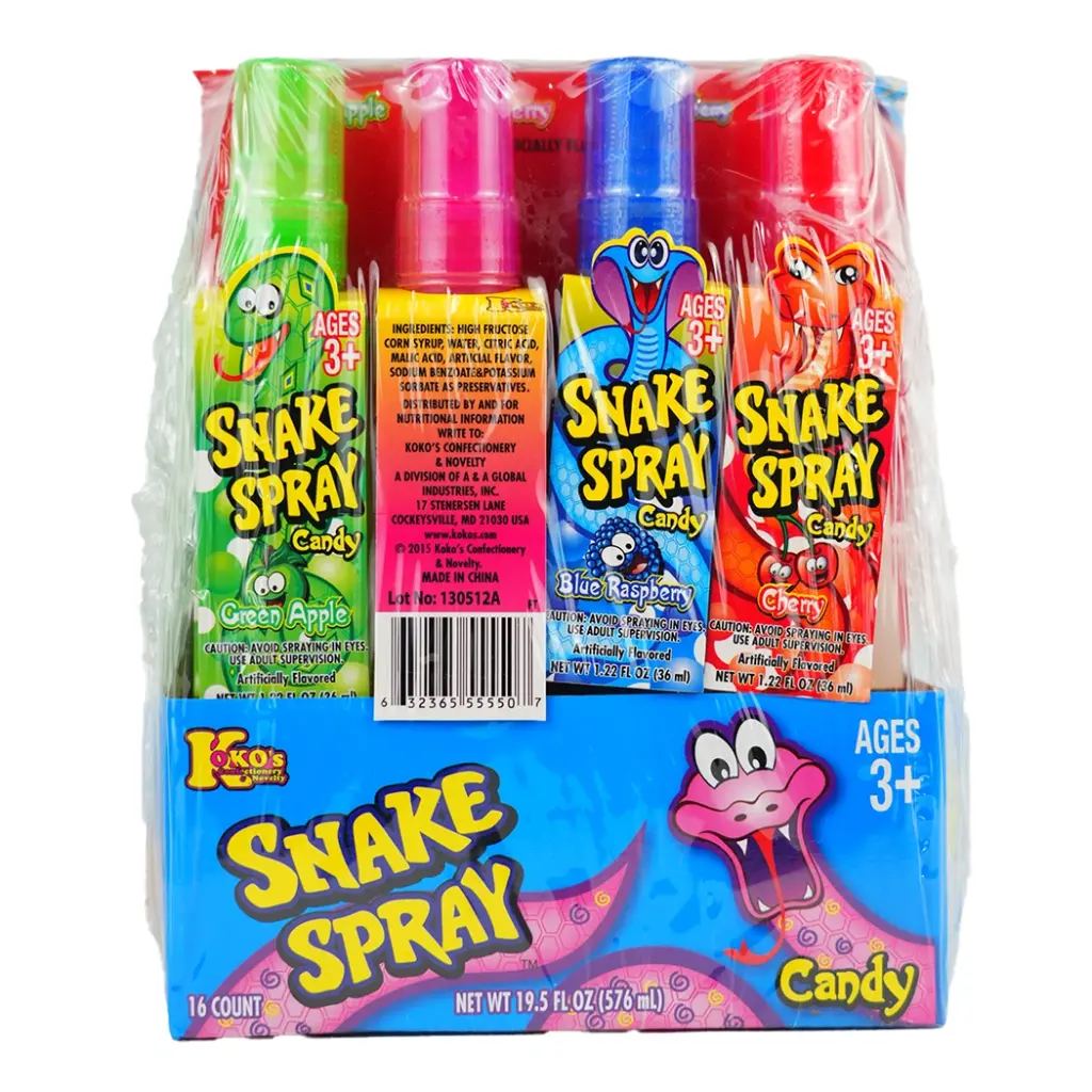 KOKO'S 16CT SNAKE SPRAY CANDY
