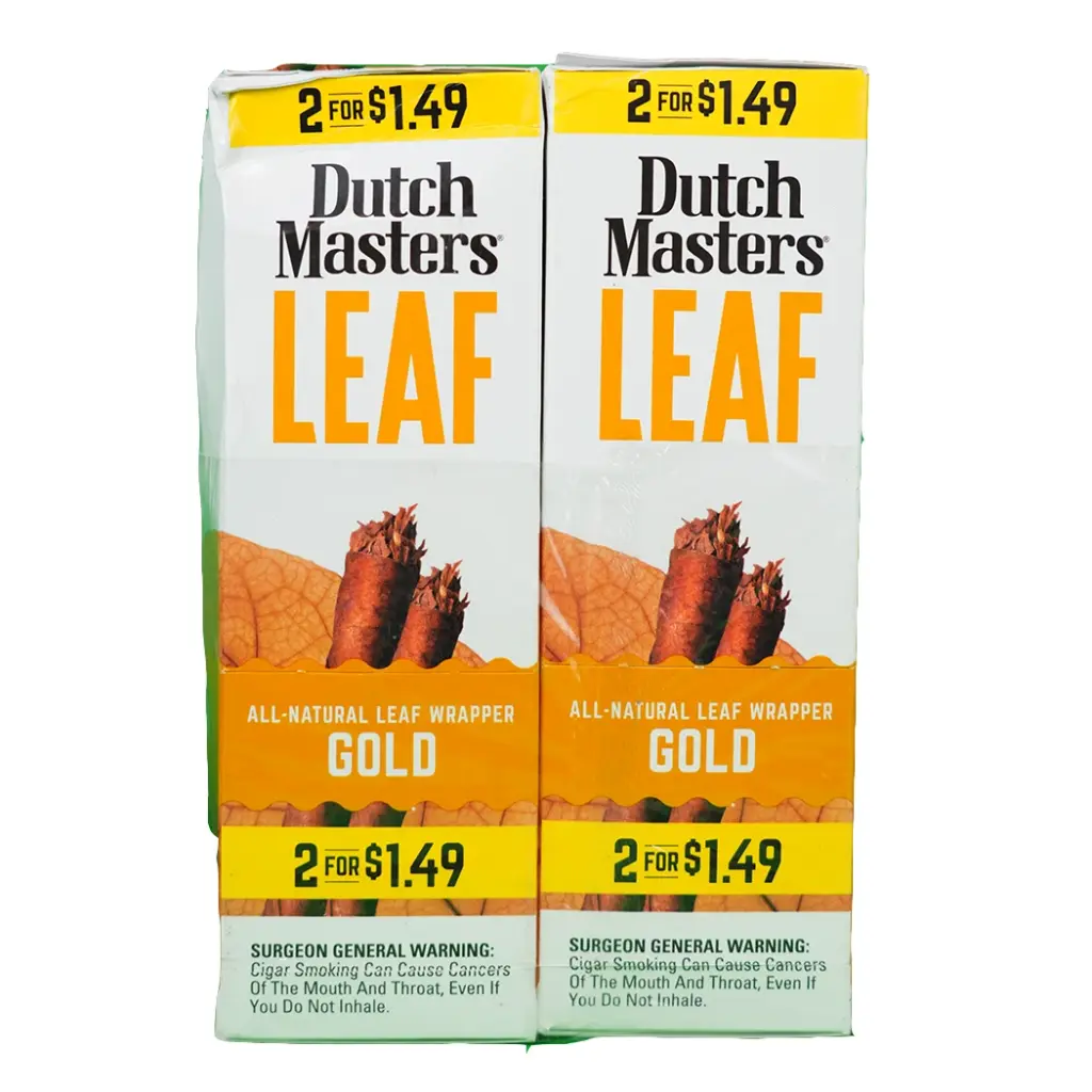 DUTCH LEAF GOLD 2PK60 $1.49