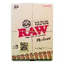 RAW PRE-ROLLED CONE TIPS PERFECTO 20 PER BOX