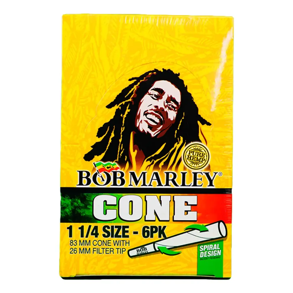 BOB MARLEY CONE 1 1/4 6PK