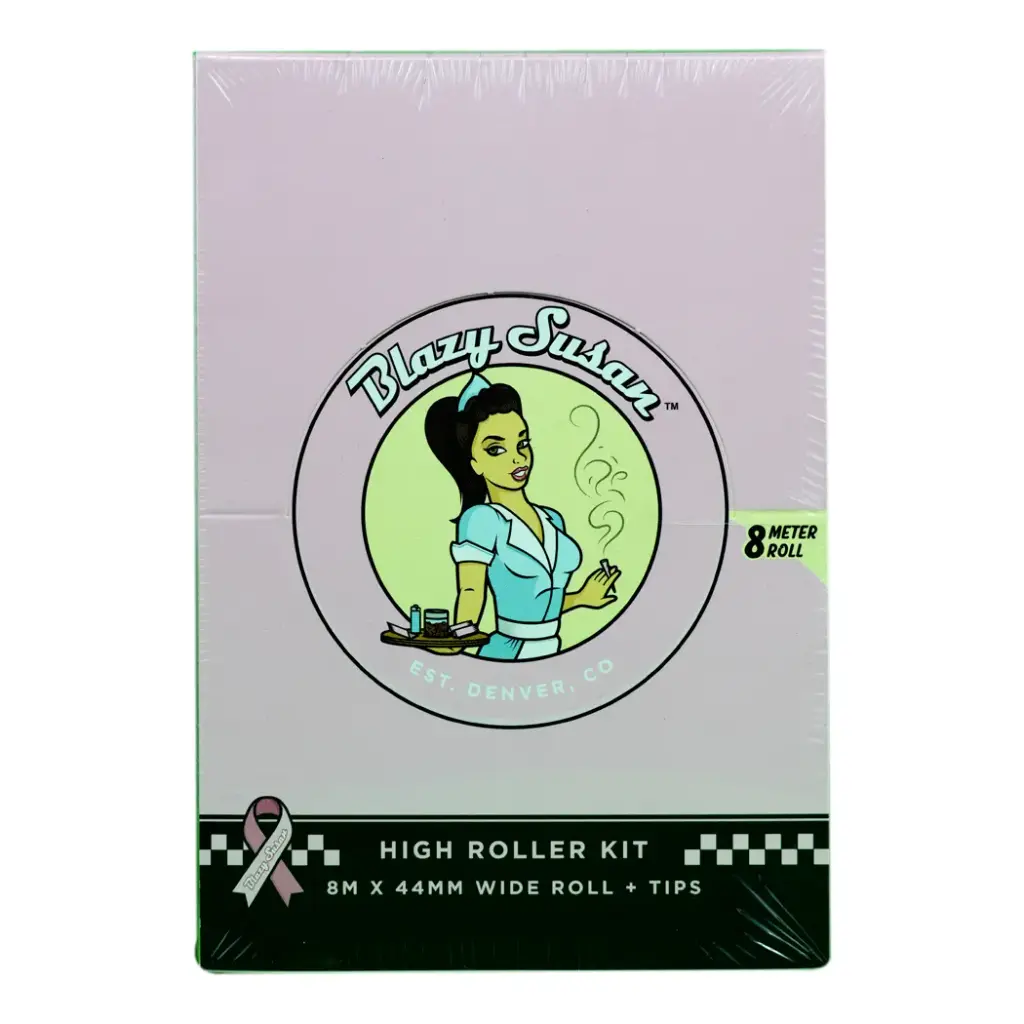 BLAZY TIPS PINK 16 HIGH ROLLER KIT 8 METER ROLL