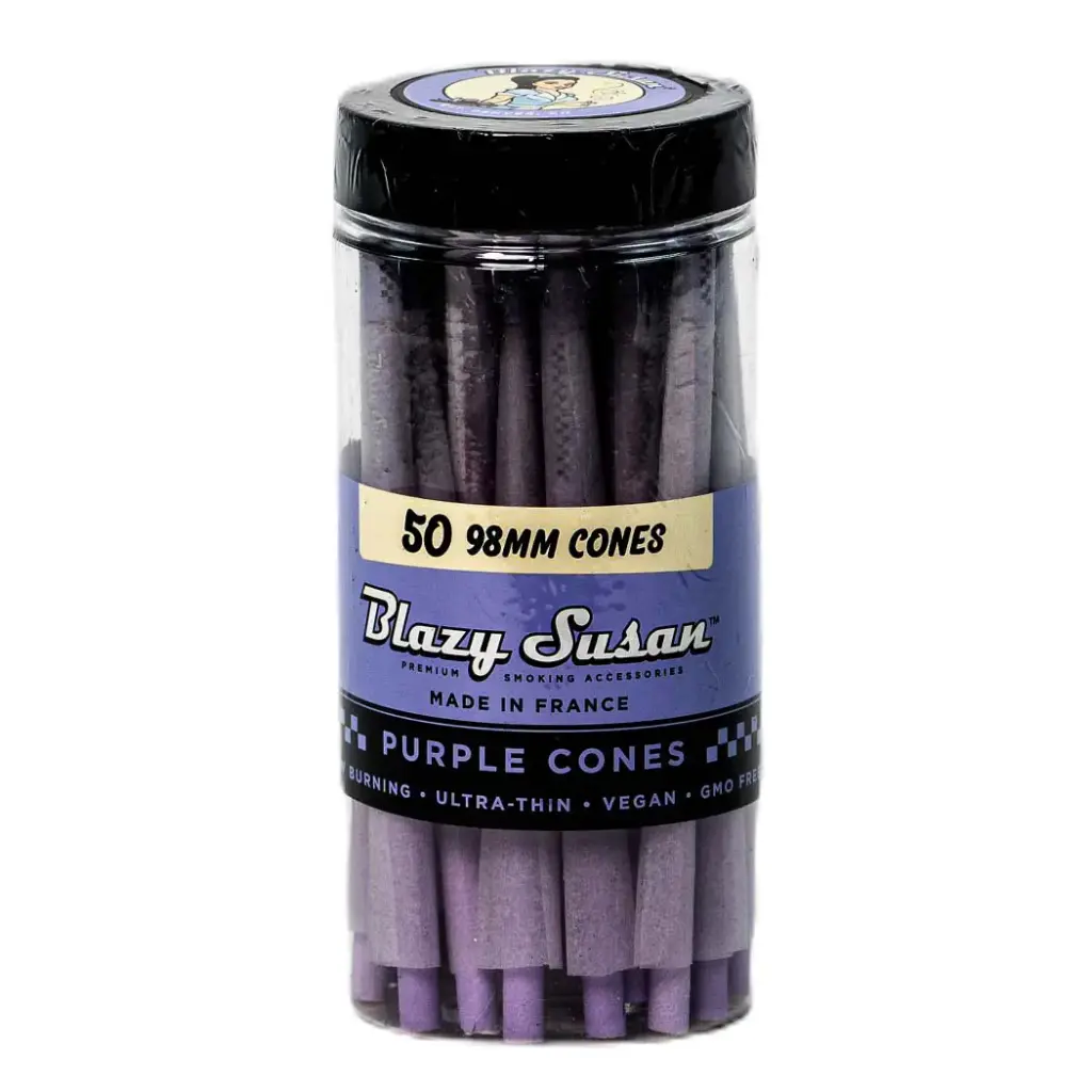 BLAZY CONE PURPLE 98MM 50CT JAR