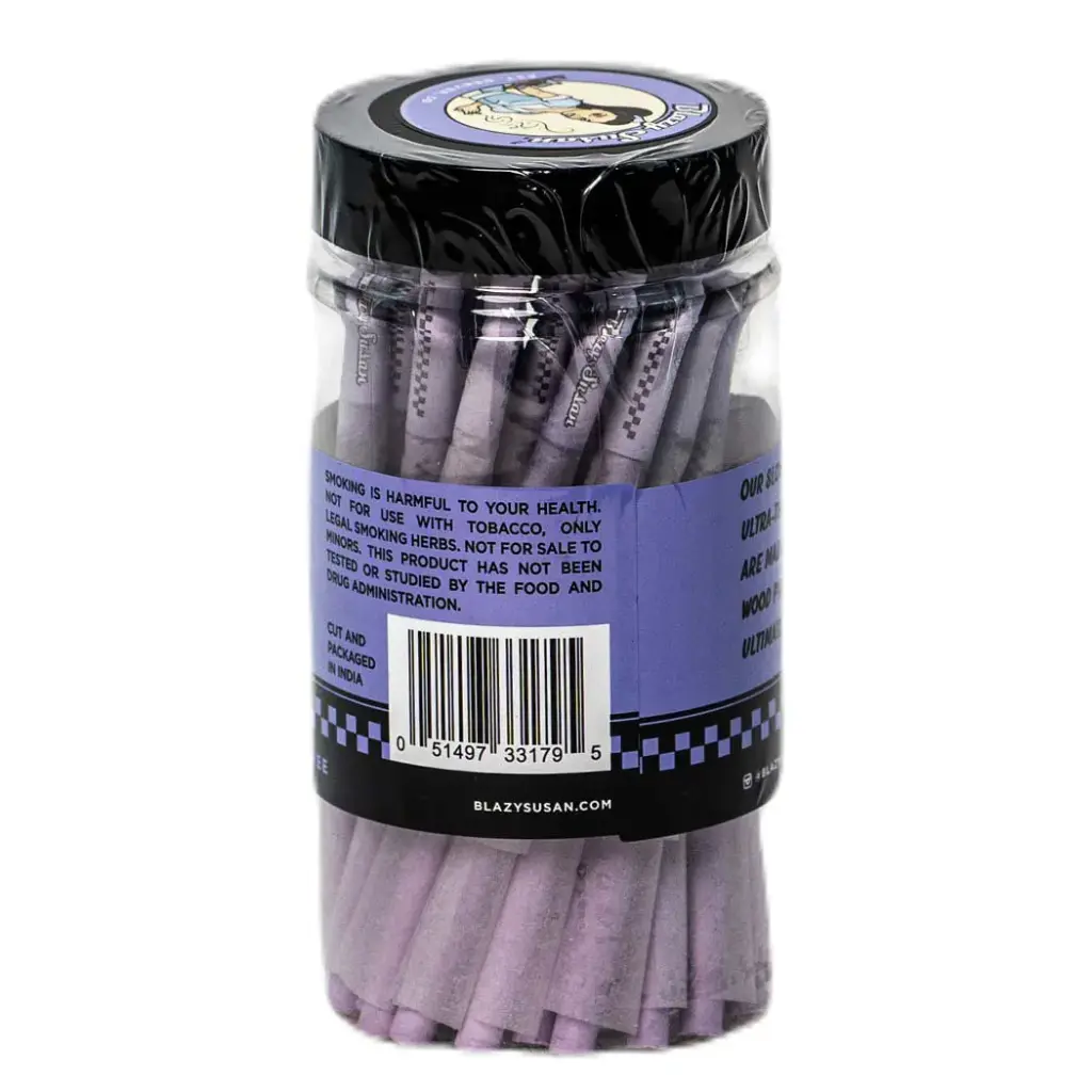 BLAZY CONE PURPLE 1 1/4 50CT JAR