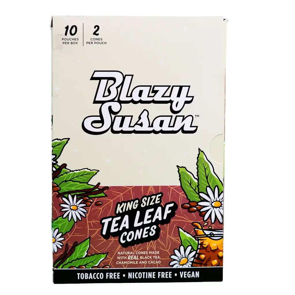 BLAZY CONE TEA LEAF KING SIZE 2-10PACK