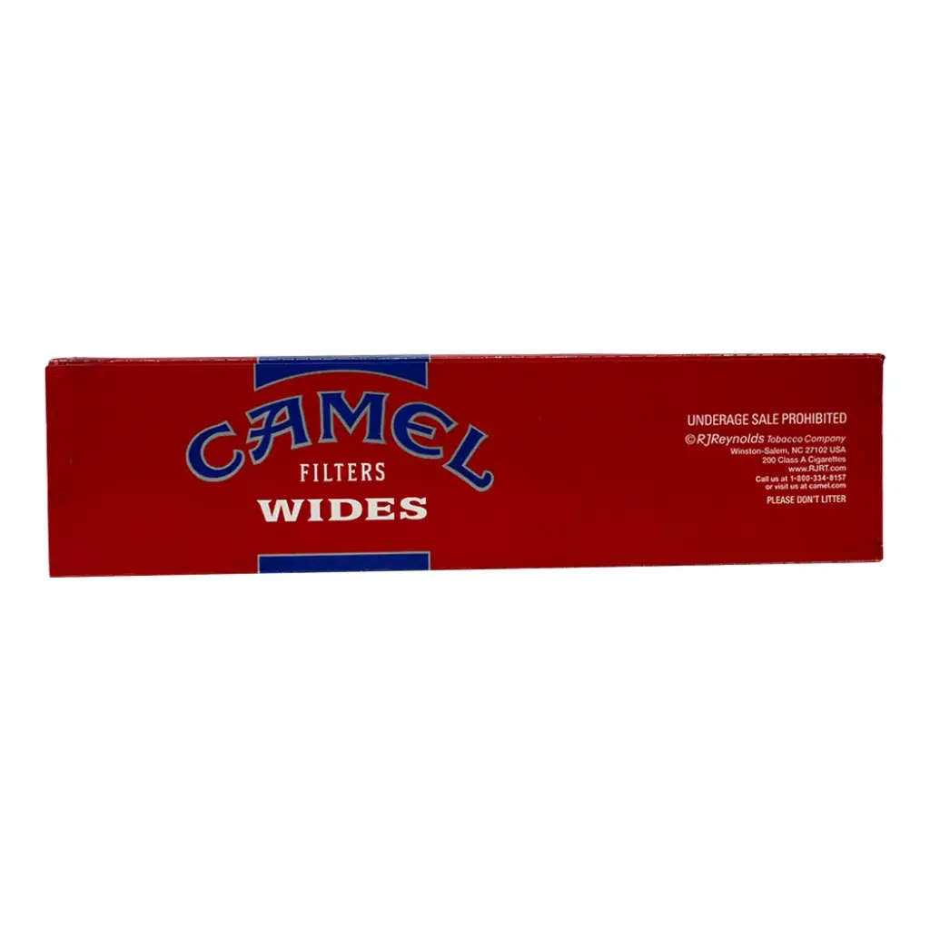 CAMEL WIDES CIGARETTE BOX