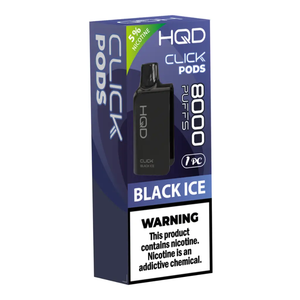 HQD CLICK PODS 5% 1X10PK DISPOSABLE