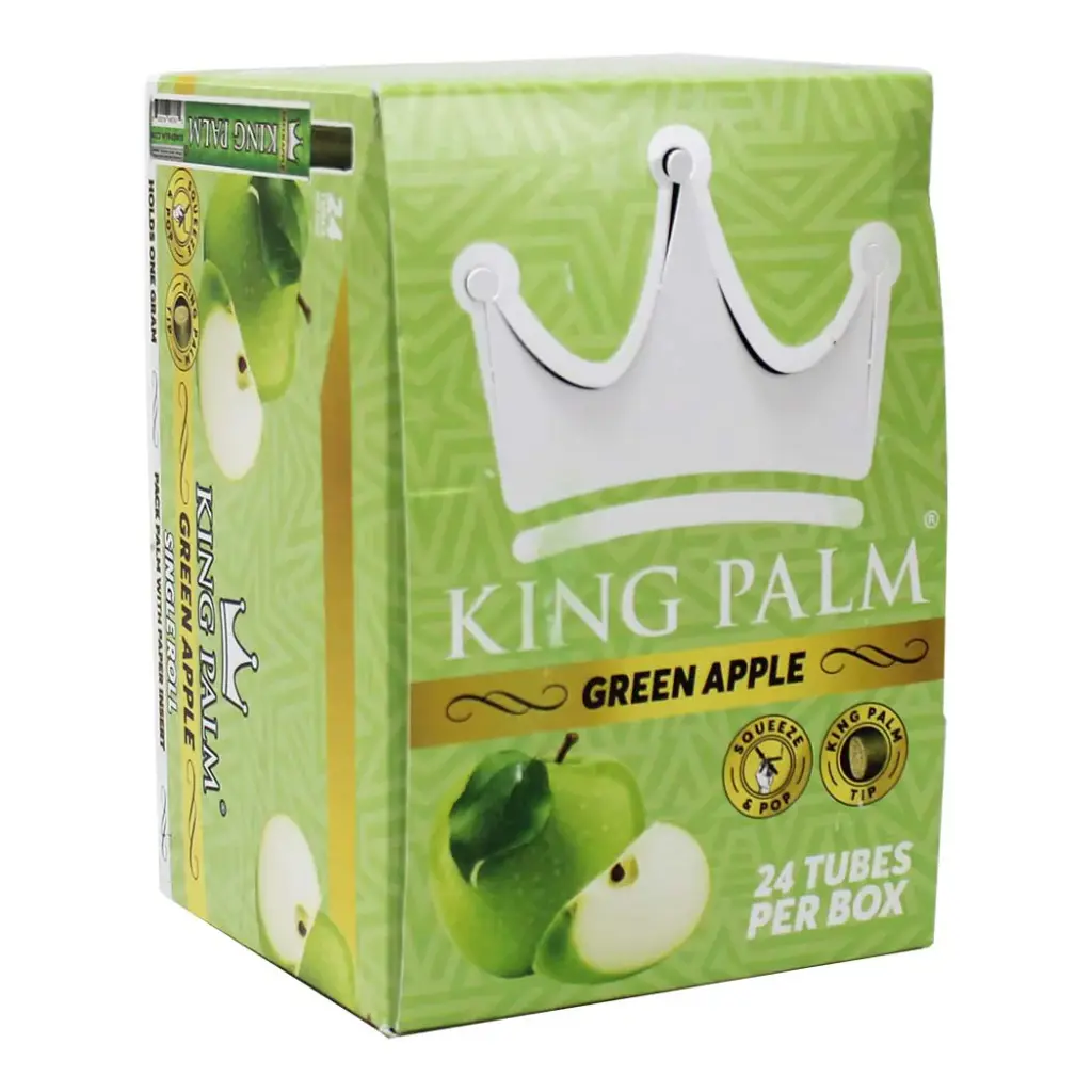 KING PALM GREEN APPLE SINGLE ROLL