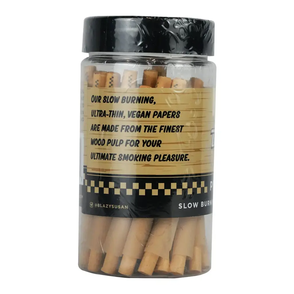 BLAZY CONE UNBLEACHED 53MM 50CT JAR