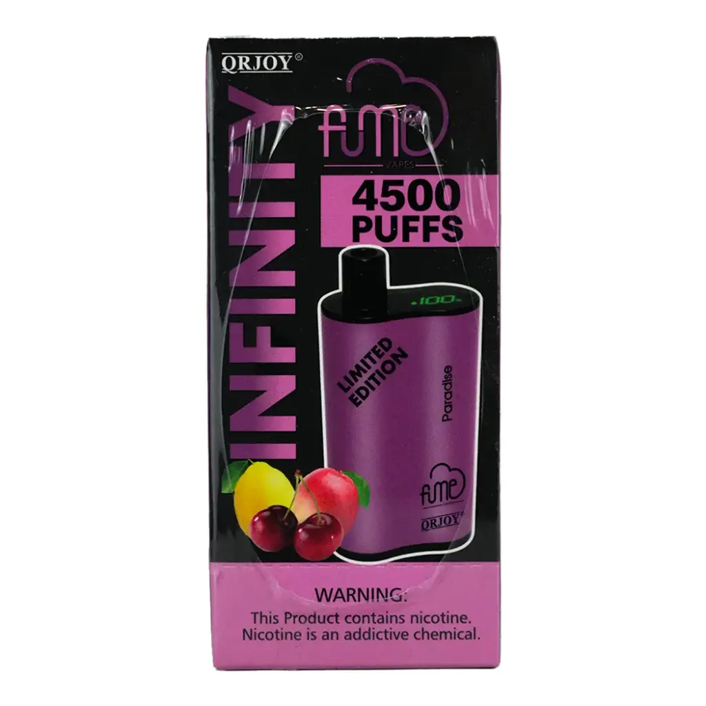 FUME 5PK INFINITY 5% PARADISE DISPOSABLE (4500)