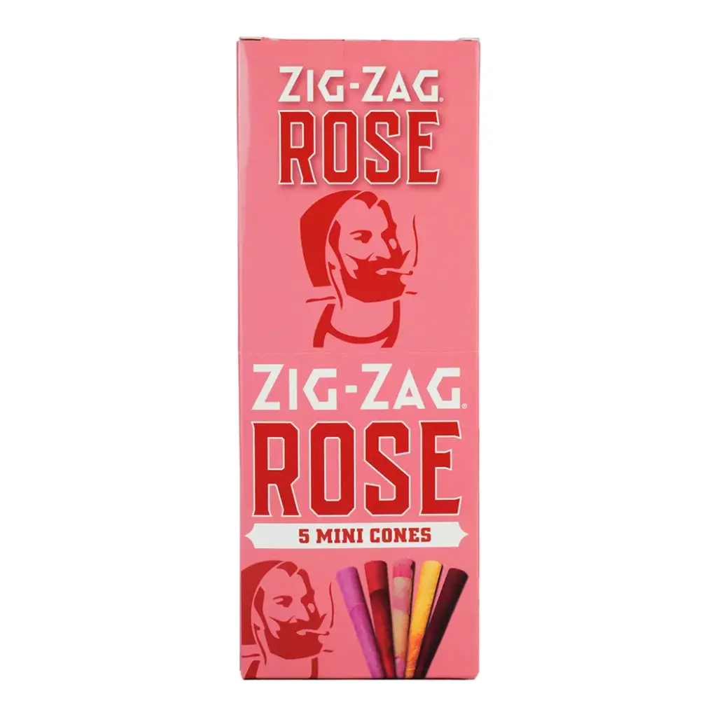 ZIG ZAG ROSE MINI CONE 5-8 PACK