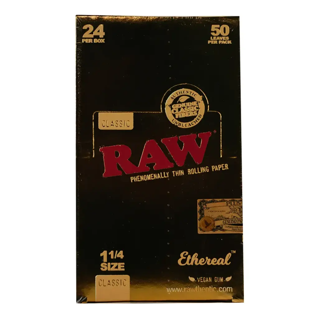 RAW ETHEREAL 1 1/4 24 PER BOX