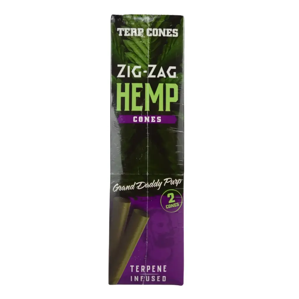 ZIG ZAG HEMP CONE 15-2 PACK