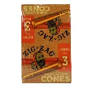 ZIG ZAG CONES UNBLEACHED KING SIZE 24PK-3 CONES