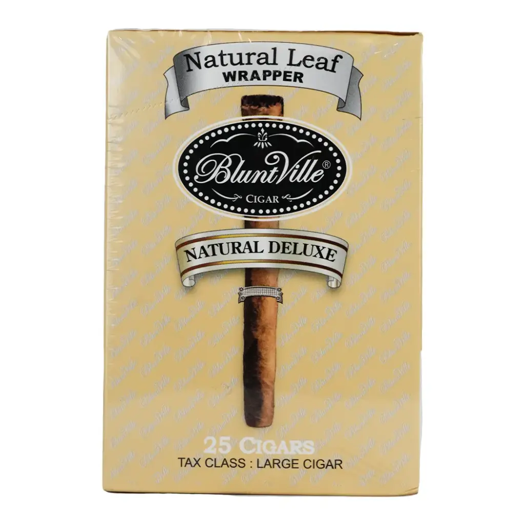 BLUNT VILLE 25 CT NATURAL DELUXE