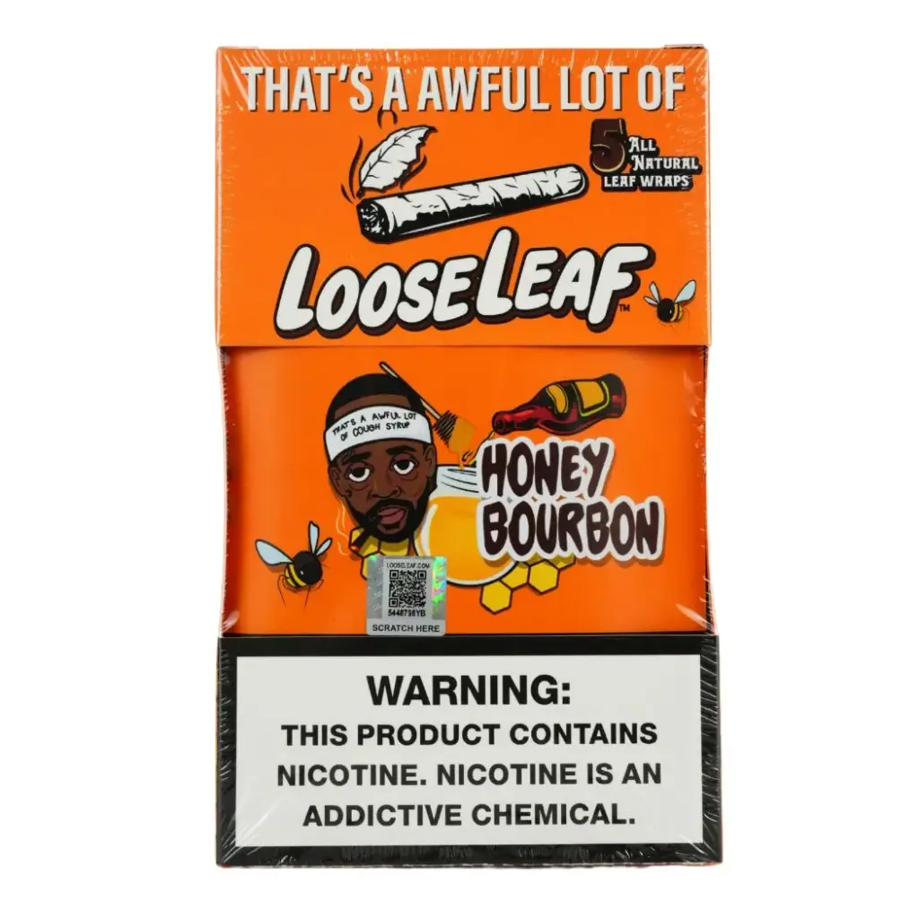 LOOSE LEAF 8-5 PACKS HONEY BOURBON