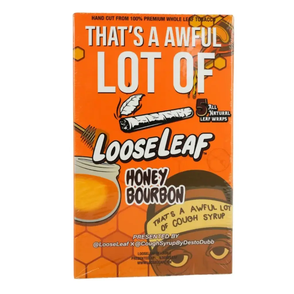 LOOSE LEAF 8-5 PACKS HONEY BOURBON