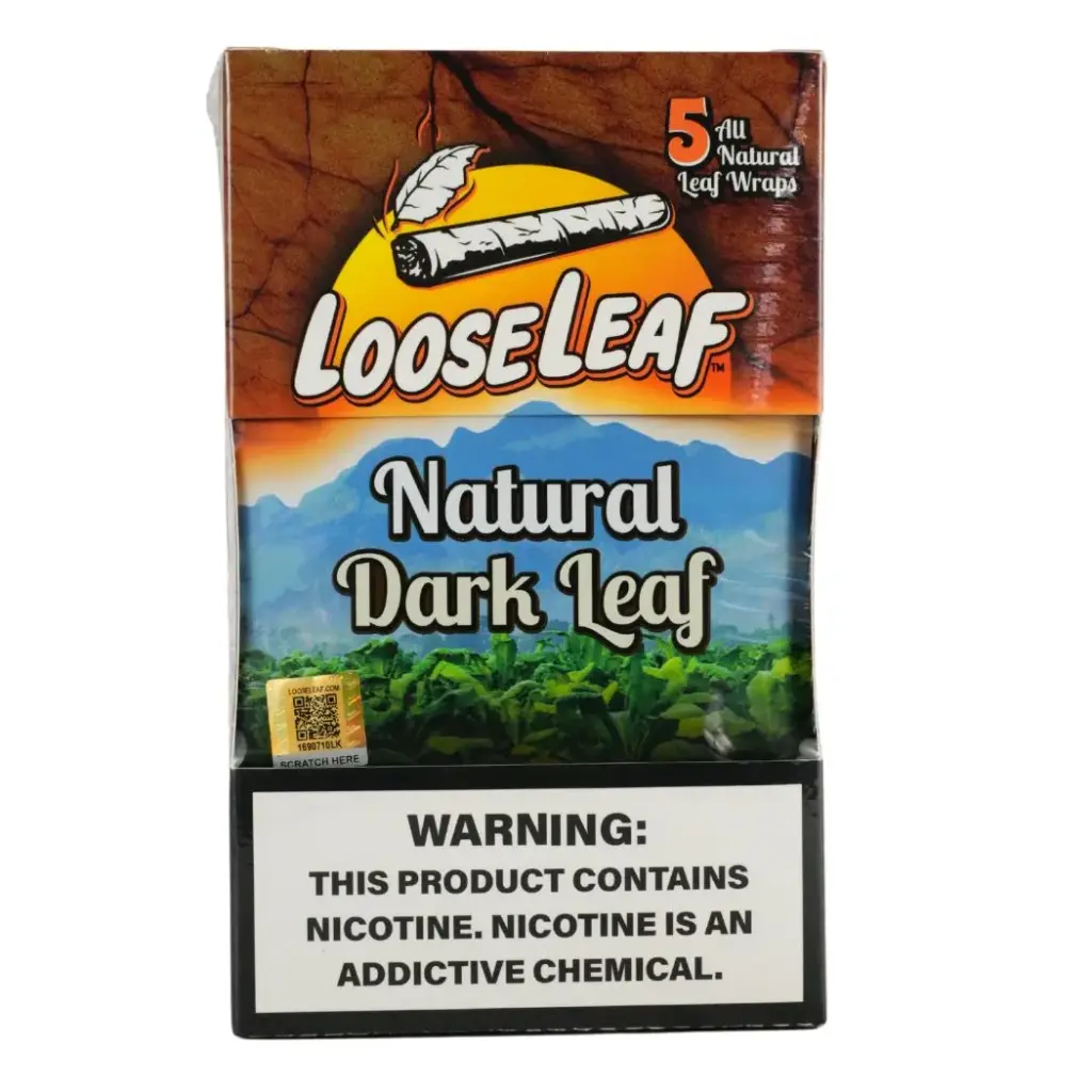 LOOSE LEAF 8-5 PACKS NATURAL DARK LEAF